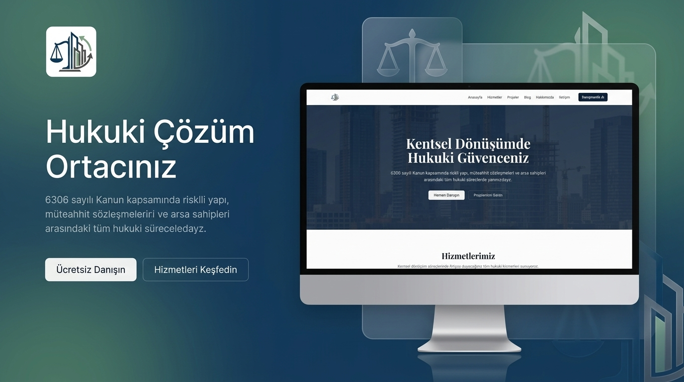 Kentsel Dönüşüm web sitesi